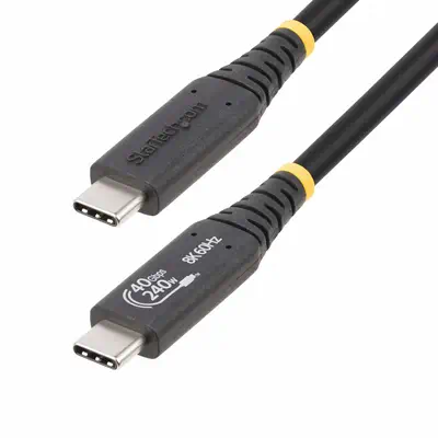 StarTech Câble USB4 de 1m, Câble USB-C Certifié USB-IF - visuel 1