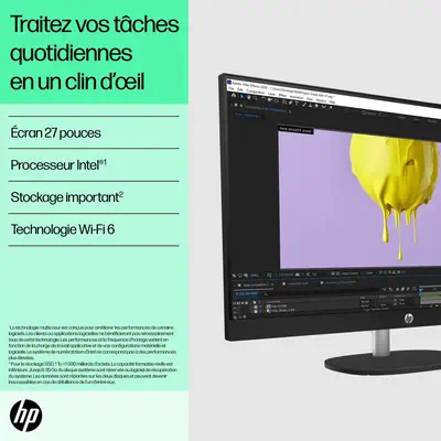 27 inch All-in-One 27-cr0008nf PC - HP - Ordinateur tout en un - visuel 6