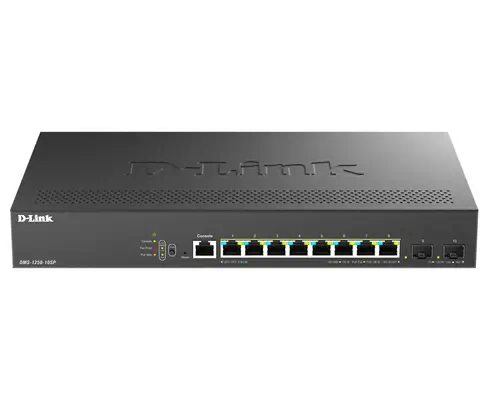 D-Link DMS-1250-10SP/E commutateur réseau Géré 2.5G Ethernet (100/1000/2500) Connexion Ethernet, sup - Switchs et Hubs - visuel 1