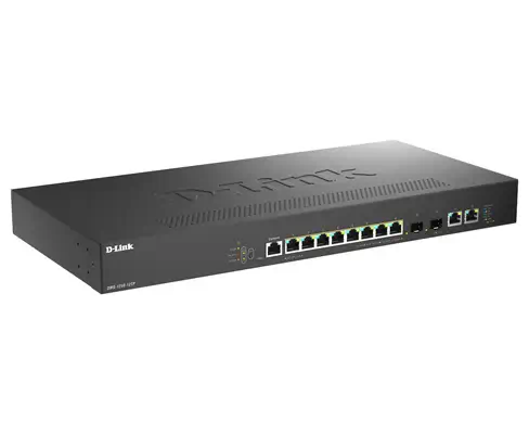 D-Link DMS-1250-12TP/E commutateur réseau Géré 2.5G Ethernet (100/1000/2500) D-Link - visuel 1 - hello RSE - Sécurité robuste