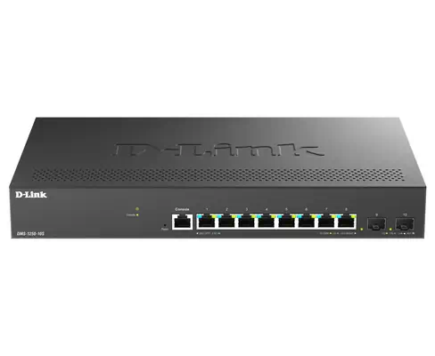D-Link DMS-1250-10S/E commutateur réseau Géré 2.5G Ethernet (100/1000/2500) D-Link - visuel 1 - hello RSE - Connectivité améliorée