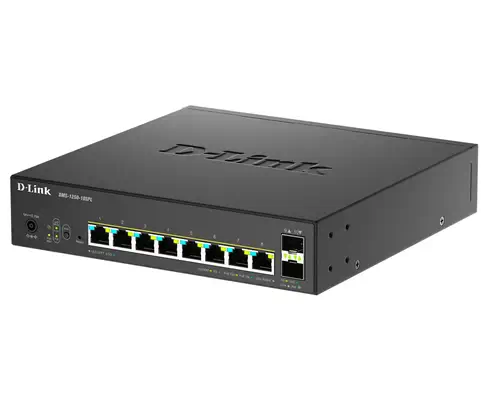 D-Link DMS-1250-10SPL Géré 2.5G Ethernet (100/1000/2500) Connexion Ethernet, D-Link - visuel 1 - hello RSE - Réseau à haute capacité
