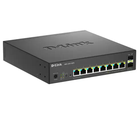 D-Link DMS-1250-10SPL Géré 2.5G Ethernet (100/1000/2500) Connexion Ethernet, D-Link - visuel 1 - hello RSE - Sécurité robuste