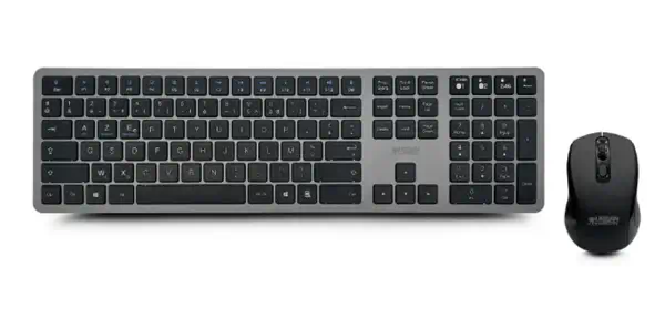 Urban Factory CKM30UF clavier Souris incluse maison/bureau RF sans fil + Bluetooth Noir, Gris - Pack Clavier, souris - visuel 1