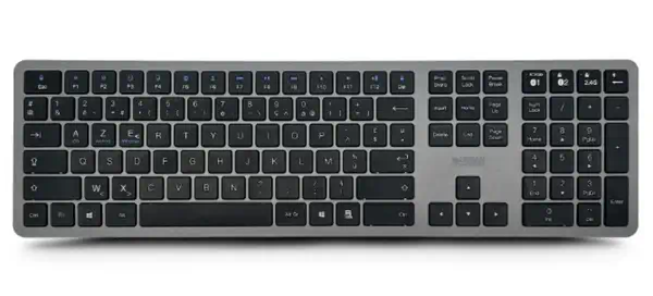 Urban Factory CKM30UF clavier Souris incluse maison/bureau RF sans fil + Bluetooth Noir, Gris - Pack Clavier, souris - visuel 2