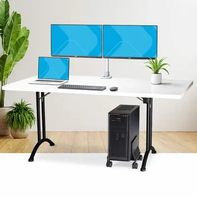 Support Mobile pour Unité Centrale, Support Mobile pour Unité Centrale PC à Roulettes, Charge Maxima - StarTech - Accessoire Vidéoprojecteur - visuel 9
