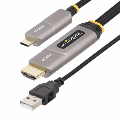 Câble USB-C vers HDMI 2.0 Optique Actif (AOC) de 9,15m, 4K 60Hz, Classé CL3, Câble Optique Actif, Câ - StarTech - Accessoire Stockage - visuel 1
