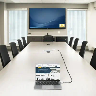 Câble USB-C vers HDMI 2.0 Optique Actif (AOC) de 9,15m, 4K 60Hz, Classé CL3, Câble Optique Actif, Câ - StarTech - Accessoire Stockage - visuel 8