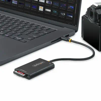 Lecteur de Cartes USB-C CFexpress Type B, USB 10Gbps, Lecteur de Cartes Mémoire Portable, Adaptateur - StarTech - Accessoire Stockage - visuel 5