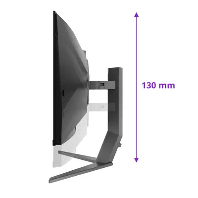 AOC AGON PRO AG346UCD écran plat de PC 86,4 cm (34") 3440 x 1440 pixels Wide Quad HD QD-OLED Noir, G - Ecran Ordinateur - visuel 3