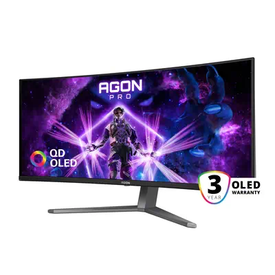 AOC AGON PRO AG346UCD écran plat de PC 86,4 cm (34") 3440 x 1440 pixels Wide Quad HD QD-OLED Noir, G - Ecran Ordinateur - visuel 7