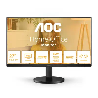 AOC B3 U27B3CF écran plat de PC 68,6 cm (27") 3840 x 2160 pixels 4K Ultra HD LCD Noir - Ecran Ordinateur - visuel 2