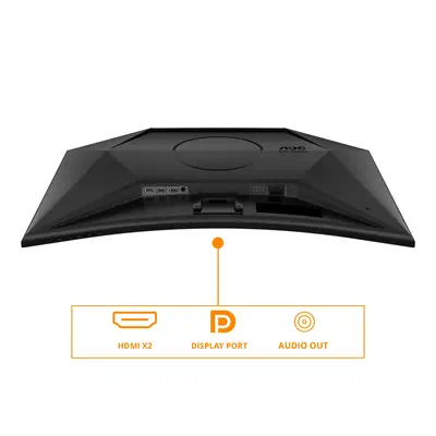 AOC G4 CQ32G4VE écran plat de PC 80 cm (31.5") 2560 x 1440 pixels Quad HD LCD Noir, Gris - Ecran Ordinateur - visuel 4