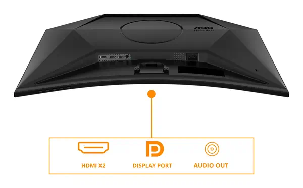AOC G4 CQ32G4VE écran plat de PC 80 cm (31.5") 2560 x 1440 pixels Quad HD LCD Noir, Gris - Ecran Ordinateur - visuel 4