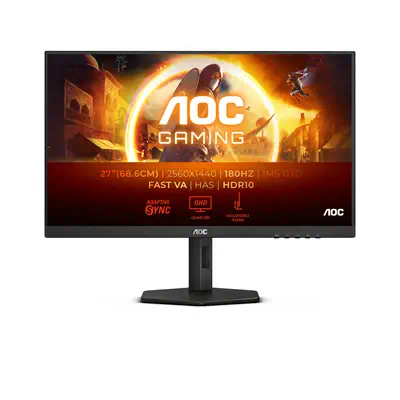 AOC G4 Q27G4XN écran plat de PC 68,6 cm (27") 2560 x 1440 pixels Quad HD LCD Noir, Gris - Ecran Ordinateur - visuel 1