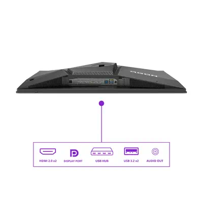 AOC AGON PRO AG276QZD2 écran plat de PC 67,8 cm (26.7") 2560 x 1440 pixels Quad HD QD-OLED Gris - Ecran Ordinateur - visuel 3