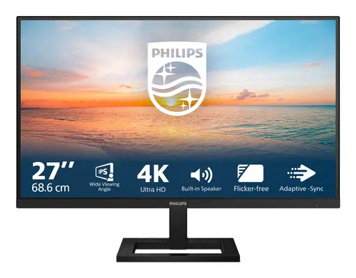 Philips 1000 series 27E1N1800AE/00 écran plat de PC 68,6 cm (27") 3840 x 2160 pixels 4K Ultra HD LED - Ecran Ordinateur - visuel 5