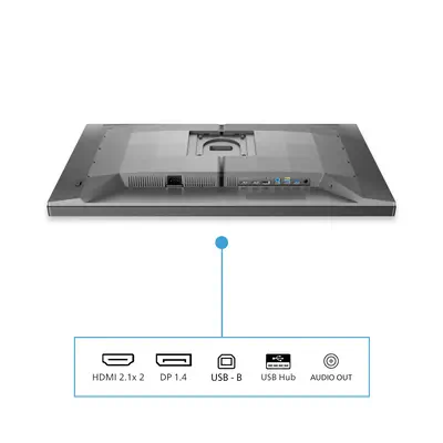 Philips Evnia 32M2N6800M/00 écran plat de PC 80 cm (31.5") 3840 x 2160 pixels 4K Ultra HD LCD Gris - Ecran Ordinateur - visuel 5