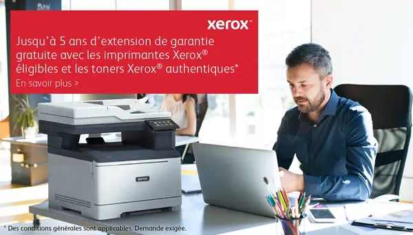 Xerox C320 Imprimante recto verso sans fil A4 33 ppm, PS3 PCL5e/6, 2 magasins Total 251 feuilles - Imprimante Laser - visuel 9