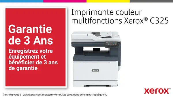 Xerox C325 copie/impression/numérisation/télécopie recto verso sans fil A4, 33 ppm, PS3 PCL5e/6, 2 m - Multifonctions Laser - visuel 4
