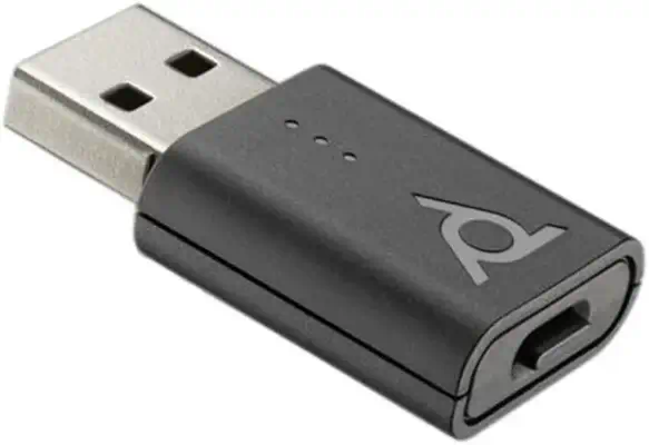 Dongle 1 880 -1 900 MHz certifié Microsoft Teams Poly Savi D400 UC DECT - Casque Micro - visuel 1