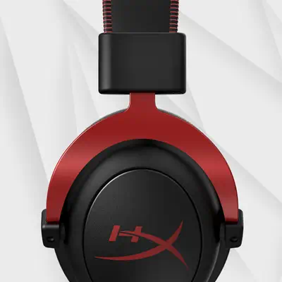 Casque HyperX Cloud II - Jeux (noir rouge) - Clavier - visuel 6