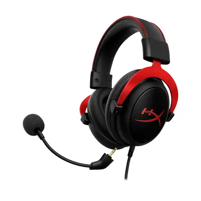 Casque HyperX Cloud II - Jeux (noir rouge) Hyper - visuel 1 - hello RSE - Audio immersif