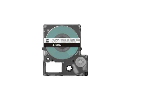 Epson LK-6TWJ Transparent, Blanc Epson - visuel 1 - hello RSE - Laissez libre cours à votre créativité