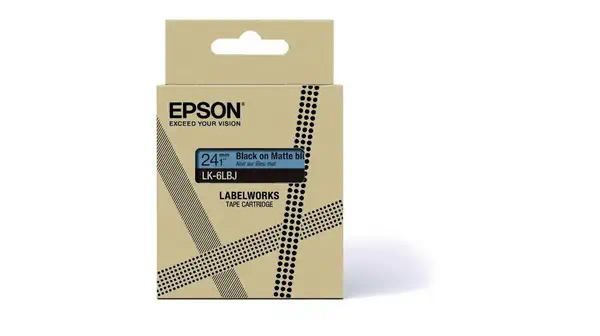 Epson LK-6LBJ Noir, Bleu Epson - visuel 1 - hello RSE - Laissez libre cours à votre créativité