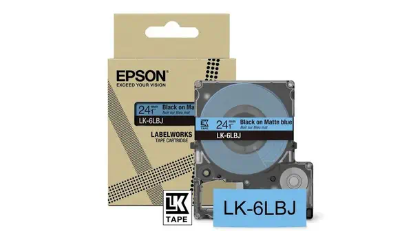 Epson LK-6LBJ Noir, Bleu Epson - visuel 1 - hello RSE - Durabilité