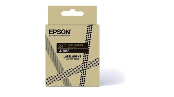 Epson LK-6BKP Noir, Or - Papier - visuel 3
