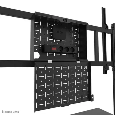Neomounts FL50-575BL1 Support au sol mobile pour écran 65-115" - installation rapide - TÜV - Accessoire Vidéoprojecteur - visuel 8