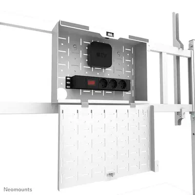 Neomounts FL50-575WH1 Support au sol mobile pour écran 65-115" - installation rapide - TÜV - Accessoire Vidéoprojecteur - visuel 8