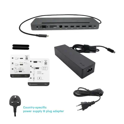 SB-C Metal Ergonomic 4K 3x Display Docking Station with Power Delivery 85 W + i-tec Universal Charge - I-Tec - Station d'accueil pour portable - visuel 9