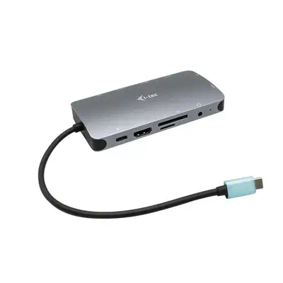 USB-C Metal Nano Dock HDMI/VGA with LAN + Charger 100W - I-Tec - Station d'accueil pour portable - visuel 2