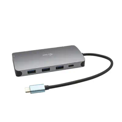 USB-C Metal Nano Dock HDMI/VGA with LAN + Charger 100W - I-Tec - Station d'accueil pour portable - visuel 3