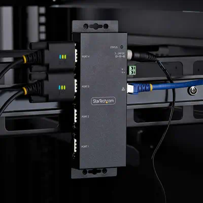 Adaptateur Série vers Ethernet à 4 Ports, Serveur de Périphériques Série IP pour Périphériques RS232 - StarTech - Protection d'écran et Filtre - visuel 7