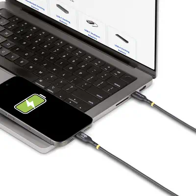 StarTech Câble de Recharge USB-C de 3m, Cordon USB-C - Câbles d'alimentation - visuel 6