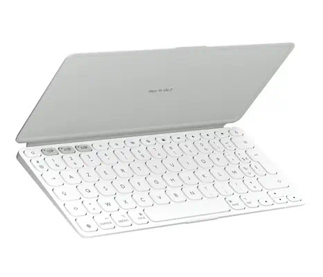 Logitech 920-013007 clavier pour tablette AZERTY Français Bluetooth Blanc - Clavier - visuel 2