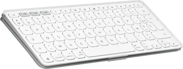 Logitech 920-013007 clavier Universel Bluetooth AZERTY Français Blanc Logitech - visuel 1 - hello RSE - Puissamment portable. Une empreinte réduite