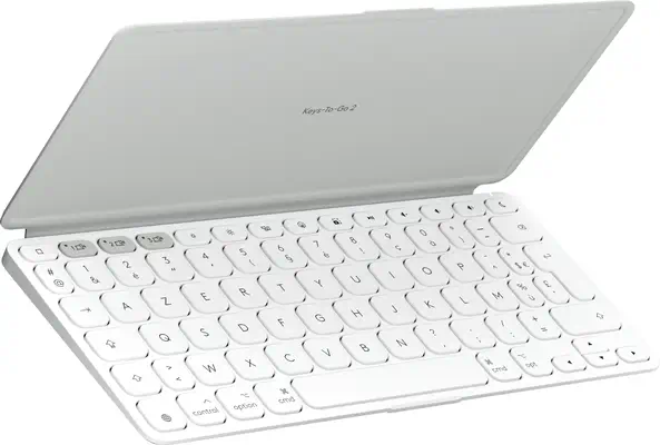 Logitech 920-013007 clavier Universel Bluetooth AZERTY Français Blanc - Clavier - visuel 1