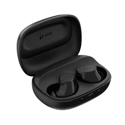 Écouteurs gris Poly Voyager Free 20 + étui de charge de base - Casque Micro - visuel 1