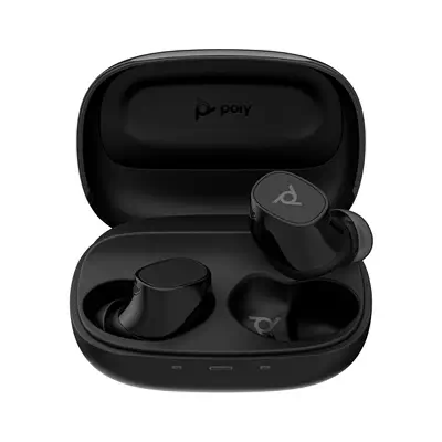 Écouteurs gris Poly Voyager Free 20 + étui de charge de base - Casque Micro - visuel 4
