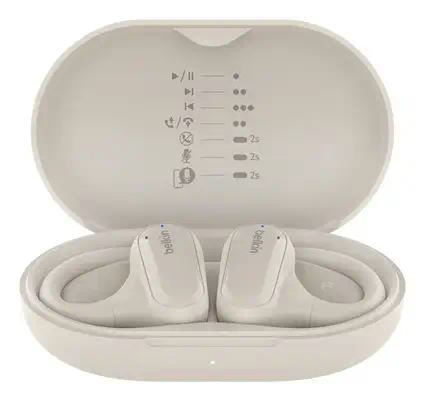 Belkin SoundForm ClearFit Casque True Wireless Stereo (TWS) Belkin - visuel 1 - hello RSE - Commandes tactiles intuitives