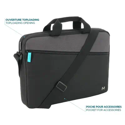 Mobilis The One Essential 35,6 cm (14") Malette Noir, Gris - Sacoche & Housse - visuel 2