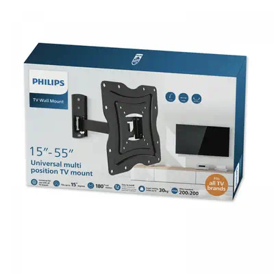 Support mural articulé pour écrans plats de 15’’ à 55’’ - Philips - Support Fixe & Mobile - visuel 2