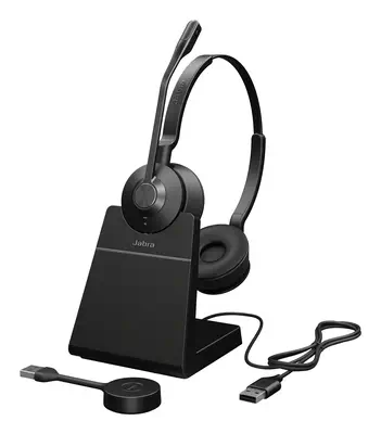Jabra Engage 55 SE Casque Sans fil Arceau Bureau/Centre d'appels Noir - Casque Micro - visuel 1