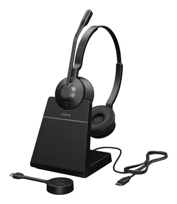 Jabra Engage 55 SE Casque Sans fil Arceau Bureau/Centre d'appels Noir - Casque Micro - visuel 1