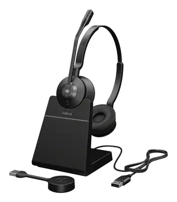 Jabra Engage 55 SE Casque Sans fil Arceau Bureau/Centre d'appels Noir - Casque Micro - visuel 1