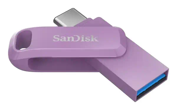 SanDisk Ultra Dual Drive Go lecteur USB flash 512 Go USB Type-C 3.2 Gen 1 (3.1 Gen 1) Lavande - Sandisk - Adaptateur stockage - visuel 2